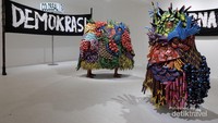 Salah satu instalasi seni di Artjog 2018