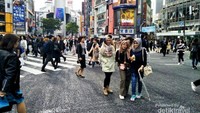 Shibuya yang ramai
