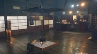 Suasana di dalam salah satu rumah di Shirakawa