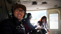 di dalam lambung helikopter Belt Puma