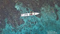 Spot Snorkling terbaik adalah perbatasan antara laut dangkal dan tebing laut.