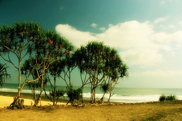 Panorama Pantai Goa Watu Lawang