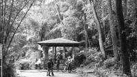 Tempat istirahat sebelum turun ke curug
