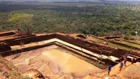 Pemandangan di atas puncak Sigiriya