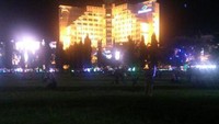Bangunan dari arah lapangan pancasila