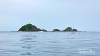 Pulau Pinjan dari kejauhan
