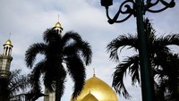 Masjid Kubah Mas Depok Menjelang Senja