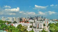 Pemandangan Singapura terlihat dari atas