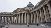 Kazan Cathedral, gereja yang menyerupai istana di Nevsky Prospekt