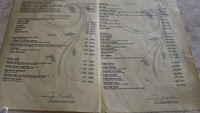 Price list makanan dan minuman di Indische Koffie