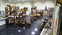 Suasana galeri yang sepi dan koleksi-koleksinya yang menarik (Desi Puspasari/detikTravel)