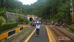 Stasiun Antik Tempat Narsis Wisatawan di Cianjur