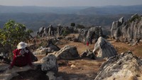 Hamparan karst yang merupakan jejak sejarah Bandung Purba