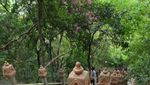 Stupa Peninggalan Buddha di Bekas Ibu Kota Kamboja