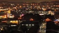 Rasanya betah memandan kerlap kerlip lampu kota Batam