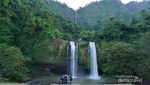 Sudah Tahu? Ada Curug Kembar Nan Cantik di Geopark Ciletuh