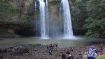 Sudah Tahu? Ada Curug Kembar Nan Cantik di Geopark Ciletuh