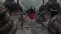 Keindahan Bukit Menoreh disekeliling candi Borobudur
