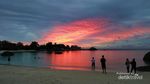 Sunset Cantik di Pantai Tanjung Tinggi Belitung