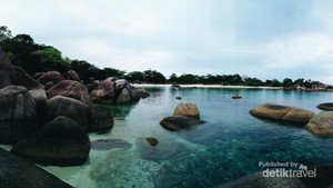 Sunset Cantik di Pantai Tanjung Tinggi Belitung