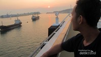 Saya sedang menikmati senja di Kaohsiung