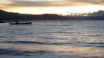 Sunset di Laut? Bukan, Ini di Danau Toba