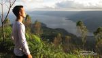 Sunset di Puncak Gunung Sipiso-Piso