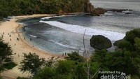 Pantai Siung dari atas :) pemandangan indah setelah hiking