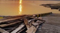 Sunset yang menawan di Pinggir Kapuas