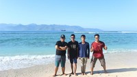 Saat berada di Gili Trawangan, Lombok Utara