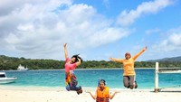Indahnya pantai di Pulau Peucang, Ujung Kulon