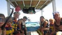 Bersama turis Canada Snorkling di Pulau Menjangan