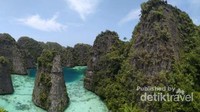 Keindahan bebatuan kerucut sempurna Balbulol