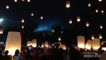 Syahdu, Pelepasan 5.000 Lampion Waisak 2016 di Borobudur