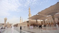 Bagian belakang Masjid Nabawi