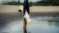 genangan air saat musim hujan by @sandbordingparangtritis