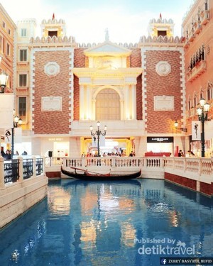 Tak Bisa Bedakan Siang atau Malam di The Venetian, Macau