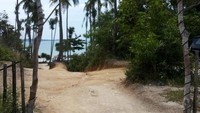 Gerbang Selamat Datang di Pantai Tanjung Kelayang