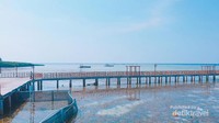 View laut di taman nasional.