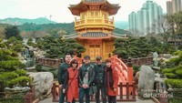 Salah satu pagoda di Taman Nan Lian yang berdiri kokoh