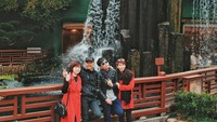 Salah satu spot instagramable di Taman Nan Lian yang bisa dijadikan background foto kamu