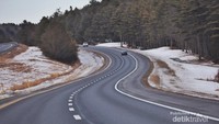 Jalanan menuju Acadia National Park yang sangat indah