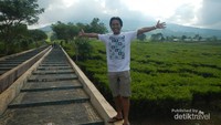 Saya saat berada di lokasi wisata Tangga Seribu Pagaralam
