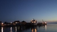 Suasana Fajar di Pelabuhan Kalianget
