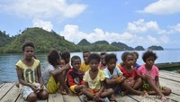 Anak-Anak di Kampung Wawiyai