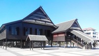 Museum Balla Lompoa dari sudut sisi kiri