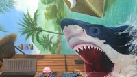 Spot poto menarik, lukisan 3D seperti hal nya beneran