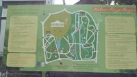 Papan lokasi petunjuk di lengkapi dengan  nama serta lokasi