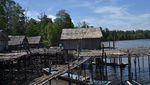 Tentramnya Kehidupan Kampung Terapung Sungai Lanowulu