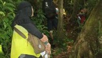 terus menatap kemiringan jalur
